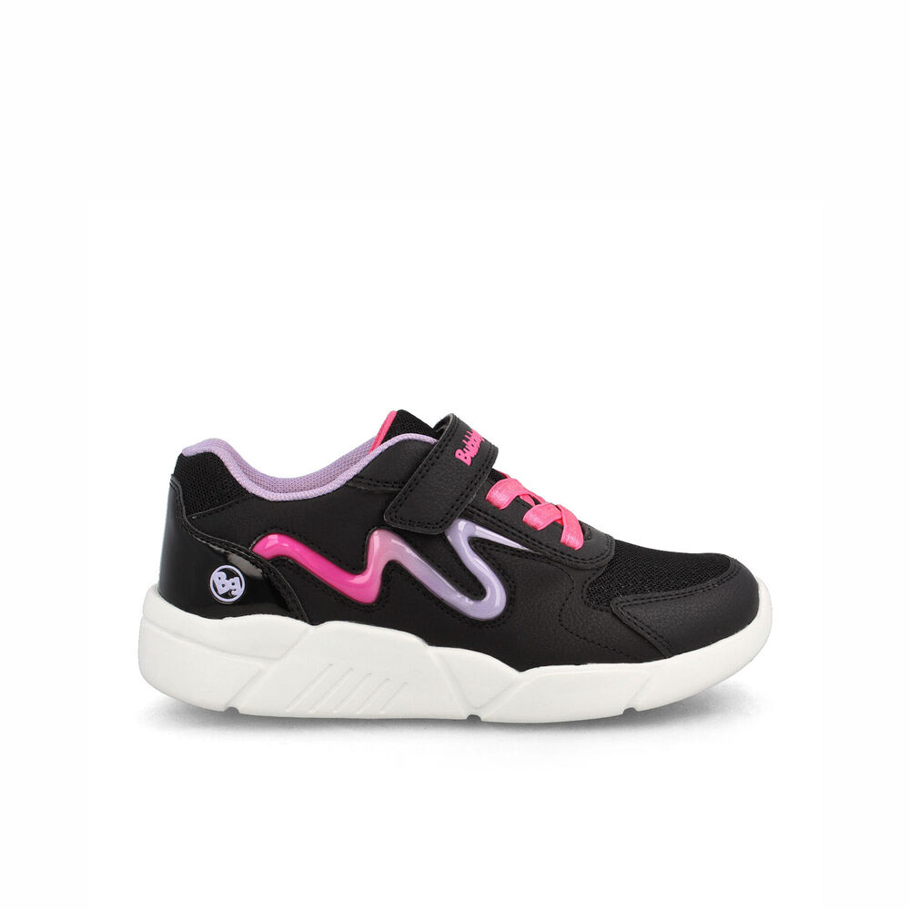 Zapatilla Niña Bubblegummers Faith Negro - Fucsia image number 0.0